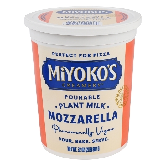 Miyoko's Creamery Cashew Liquid Mozzarella Cheese, 32 Ounce -- 6 per case