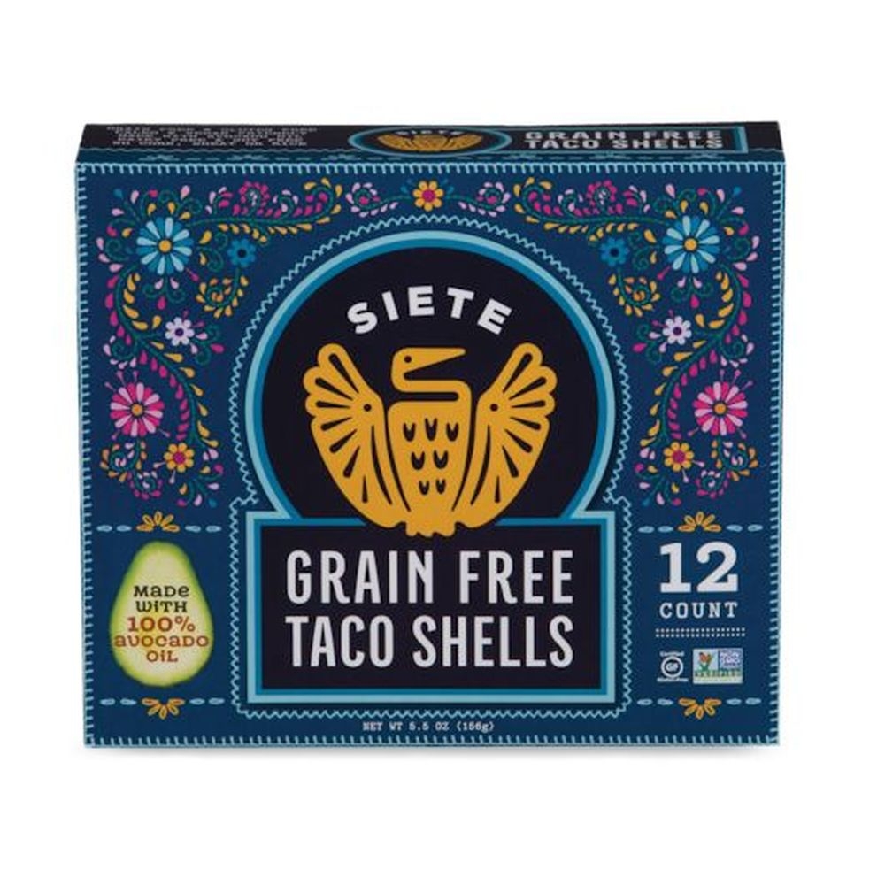 Siete Grain Free Taco Shells, 5.5 Ounce -- 12 per case