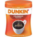 Dunkin Colombian Medium Roast Ground Coffee, 27.5 Ounce Canister -- 4 per case