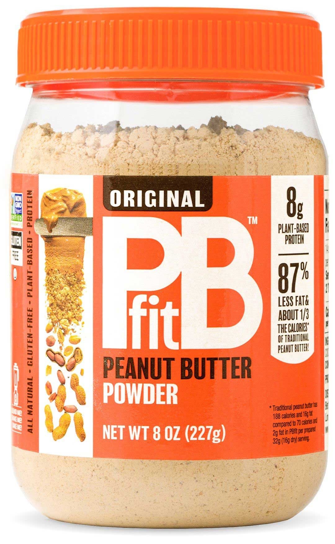 Betterbody Foods PB Fit Original Peanut Butter Powder, 8 Ounce -- 6 per case