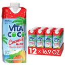 Vita Coco Peach Mango Coconut Water, 16.9 Ounce -- 12 per case