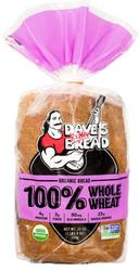 Daves Killer Bread Organic 100 Percent Whole Wheat Bread, 25 Ounce -- 8 per case