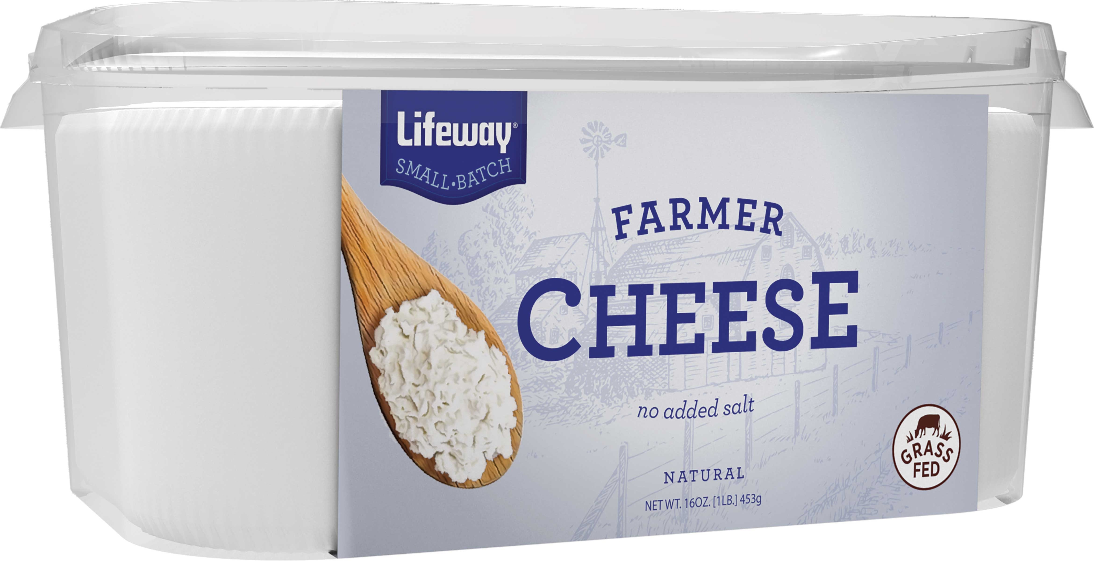 Lifeway Old Fashioned Farmers Probiotic Farmer Cheese, 16 Ounce -- 8 per case.