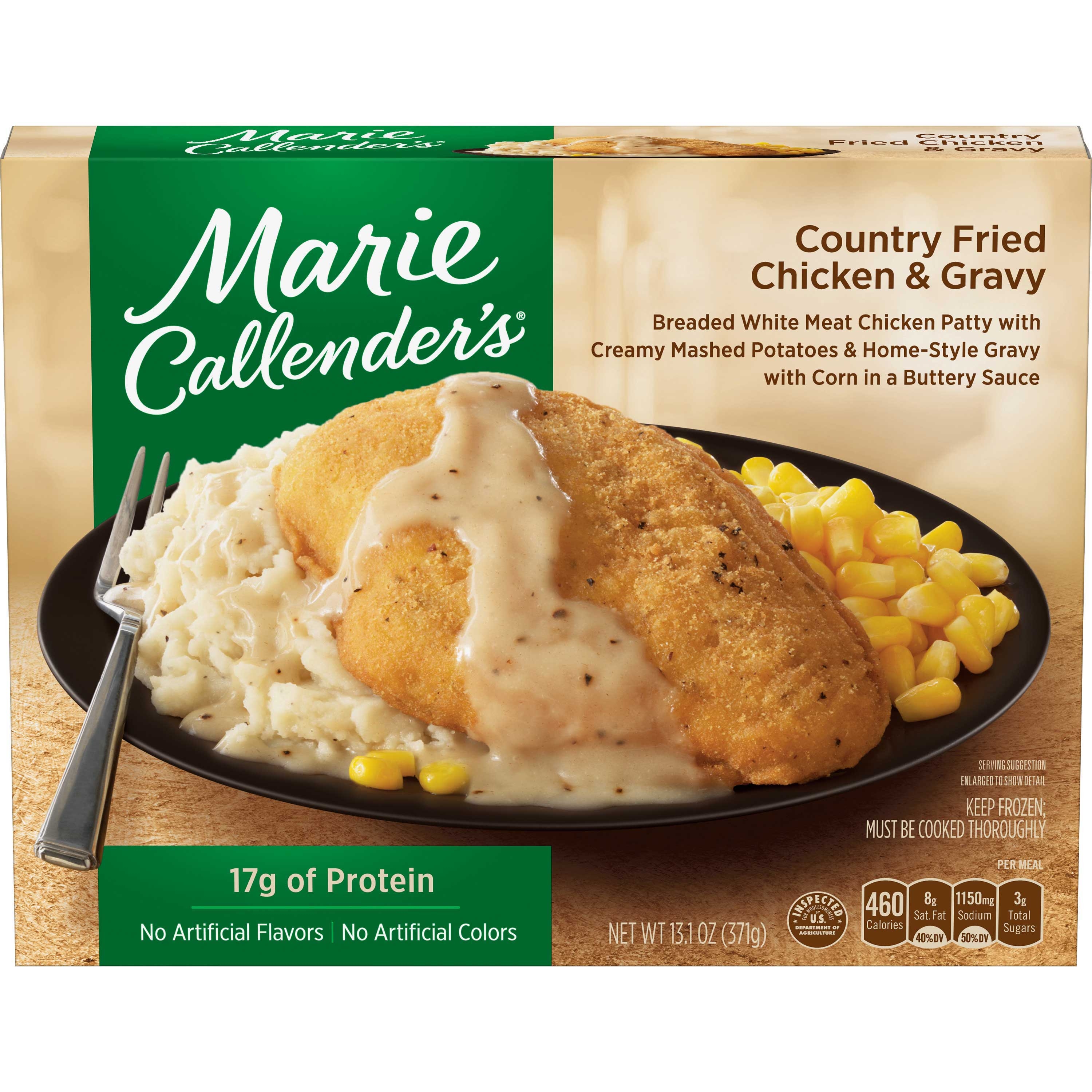 Marie Callenders Country Fried Chicken and Gravy, 13.1 Ounce -- 8 per case.