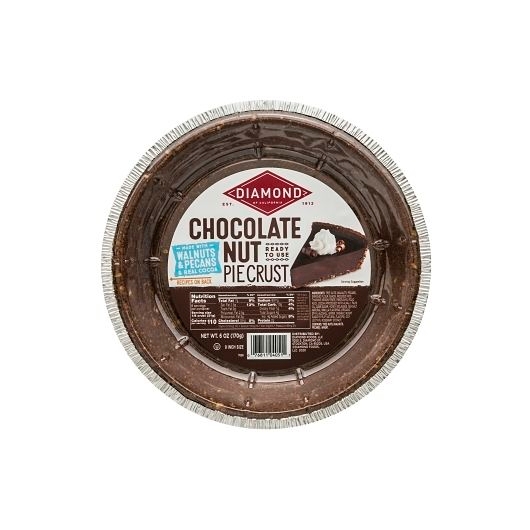 Diamond Chocolate Pie Crust, 6 Ounce -- 12 per case