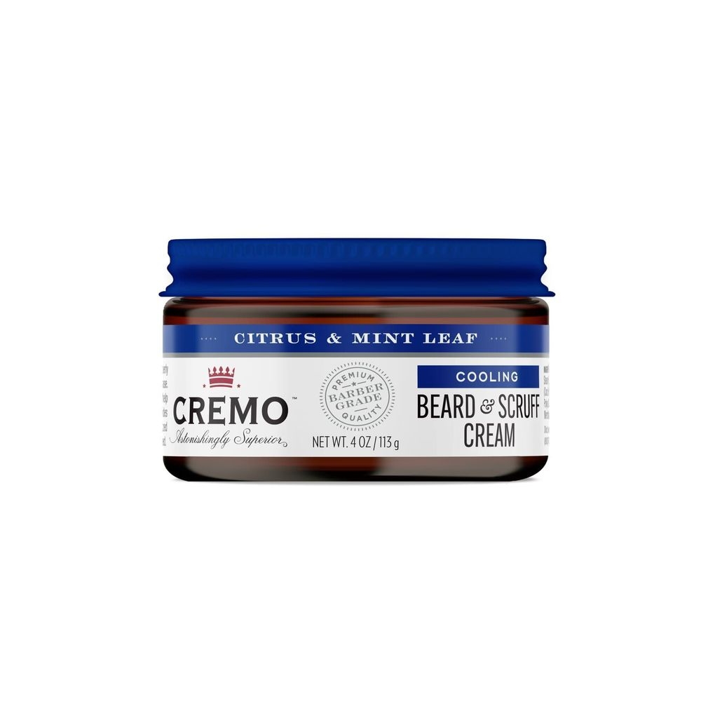 Cremo Cooling Citrus and Mint Leaf Beard and Scruff Cream, 4 Ounce -- 12 per case