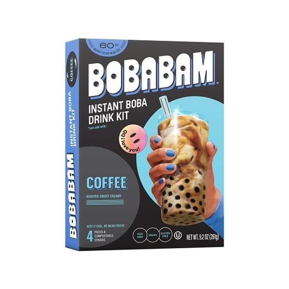 Bobabam Coffee Instant Boba Drink Kit, 9.2 Ounce - 6 per case