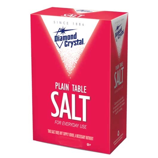 Diamond Crystal Plain Salt, 2.25 Pound -- 15 per case