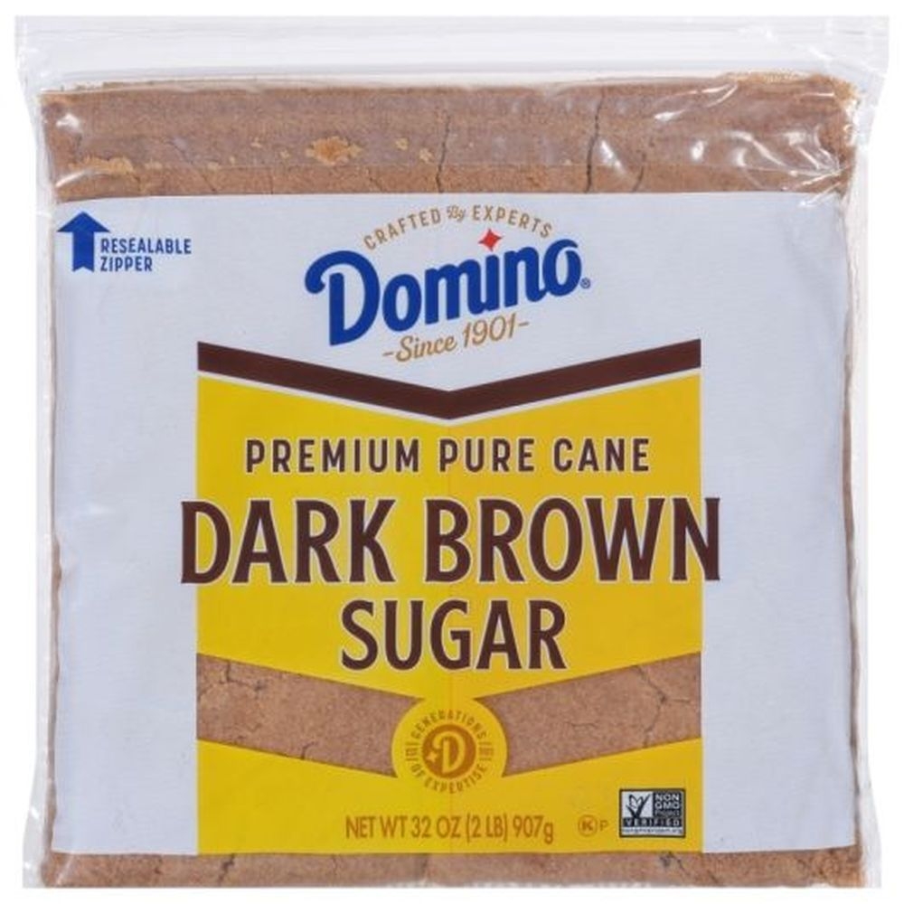Domino Dark Brown Sugar, 2 Pound -- 12 per case