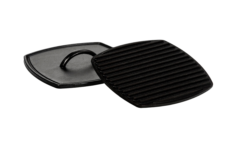 Lodge Cast Iron Panini Press, 8.25 inch -- 3 per case.