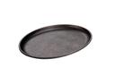 Lodge Preseasoned Cast Iron Jumbo Oval Serving Griddle -- 3 per case.