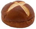 Alpha Baking Pretzel Hamburger Bun, 12 count per pack -- 6 per case