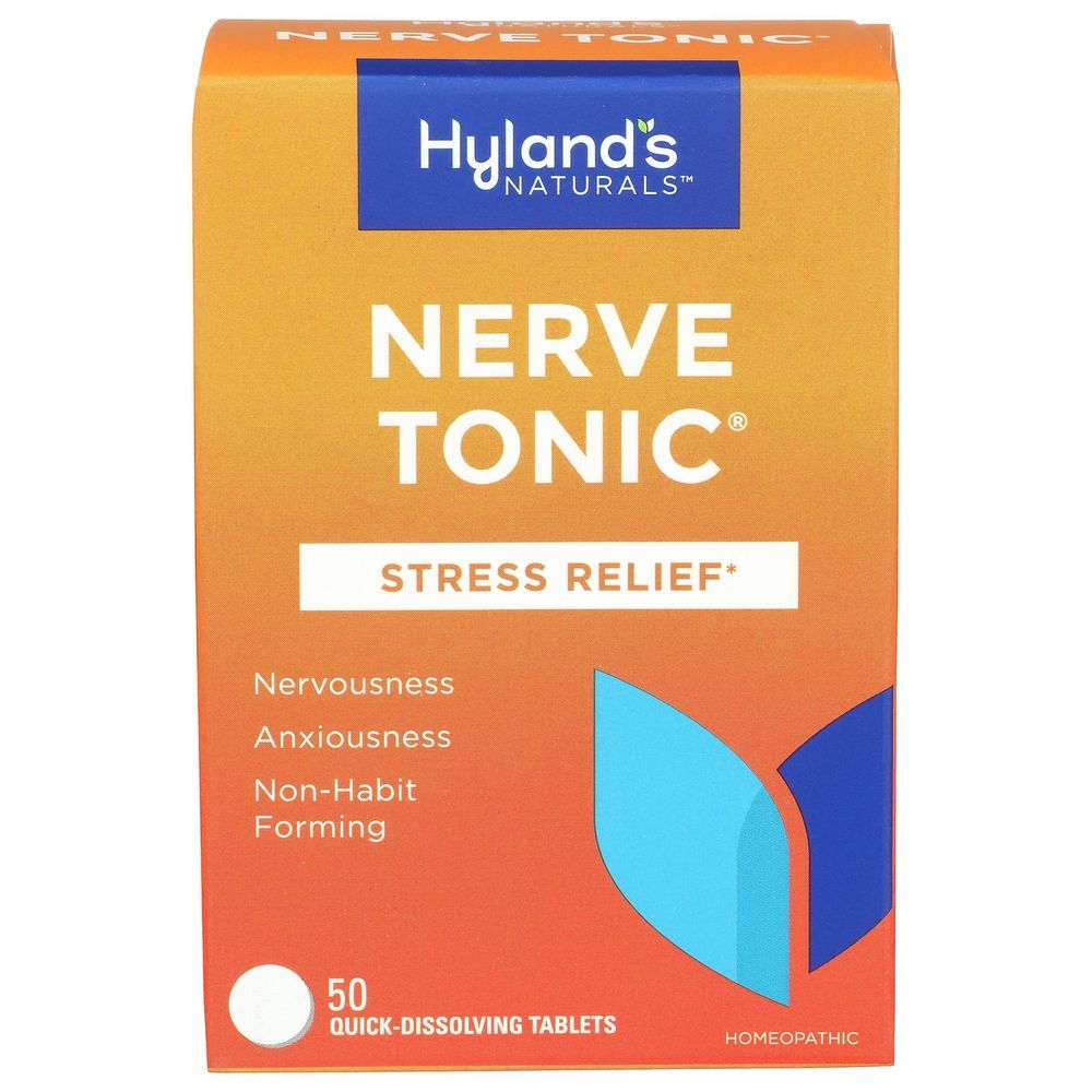 Hylands Nerve Tonic Stress Relief Tablets, 50 count