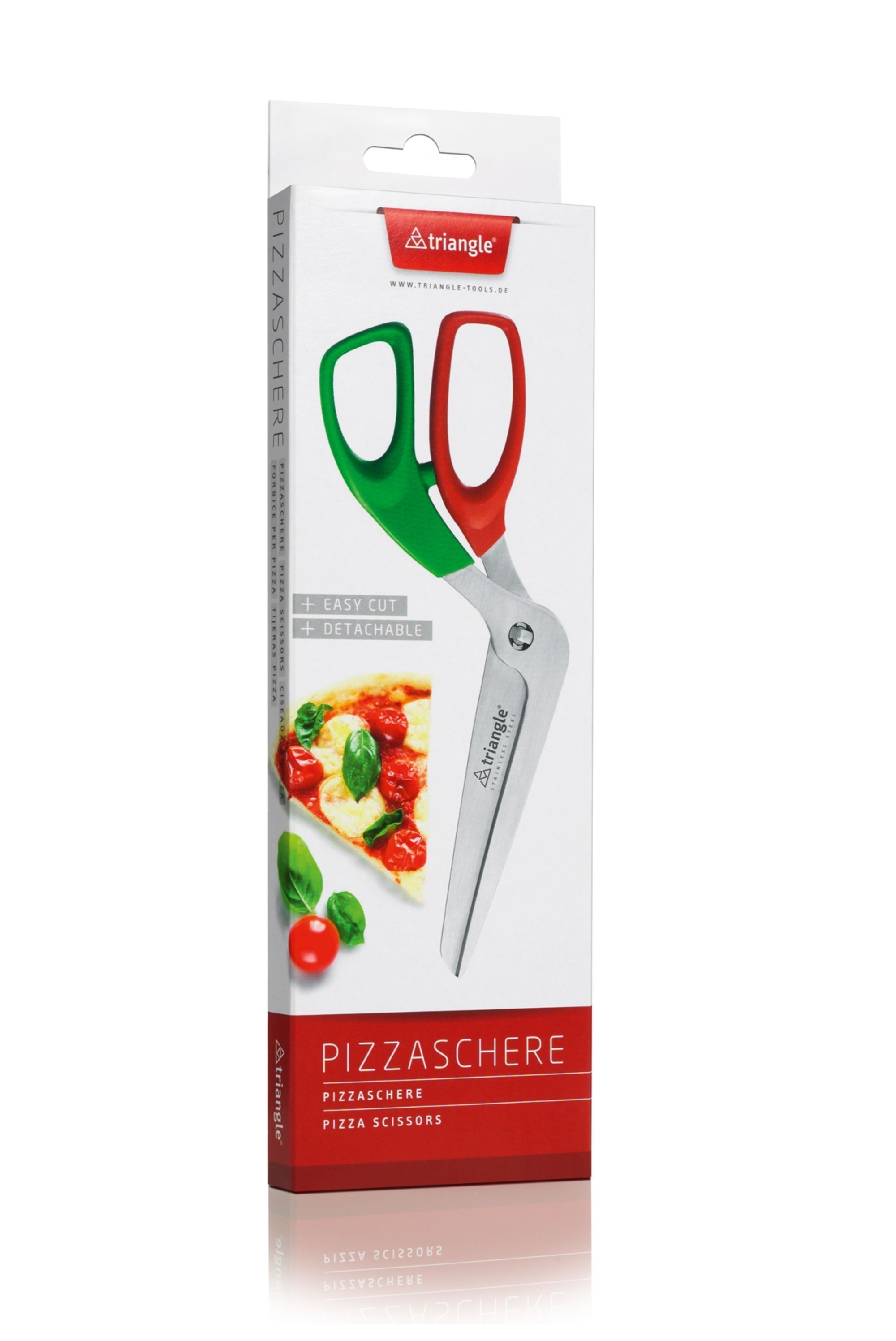 Triangle Stainless Steel Professional Pizza Scissor, 9.6 x 3.1 x 0.6 inch