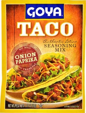 Goya Taco Seasoning Mix, 1.25 Ounce -- 24 per case.