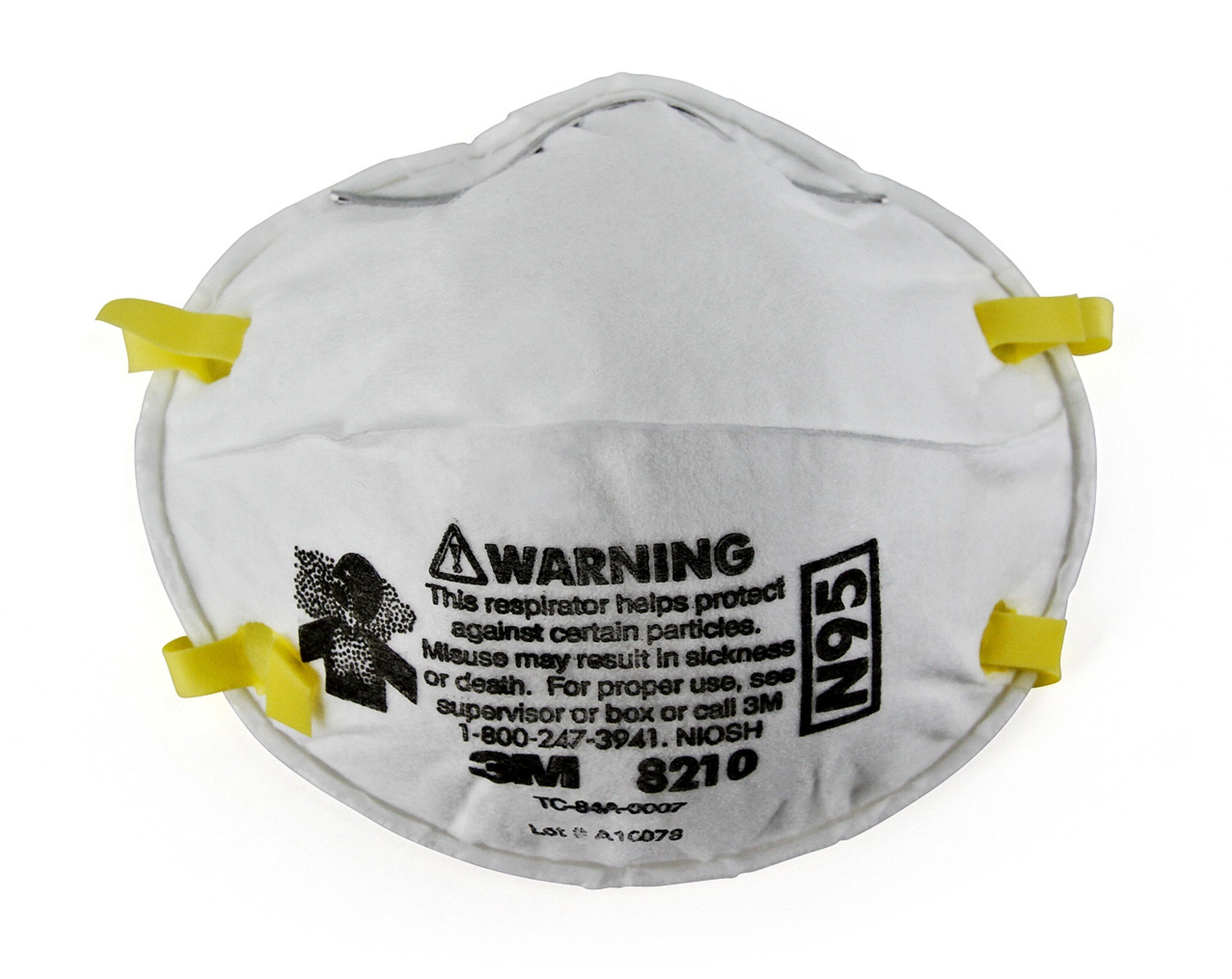 3M Particulate Respirator - 20 per pack -- 8 packs per case.