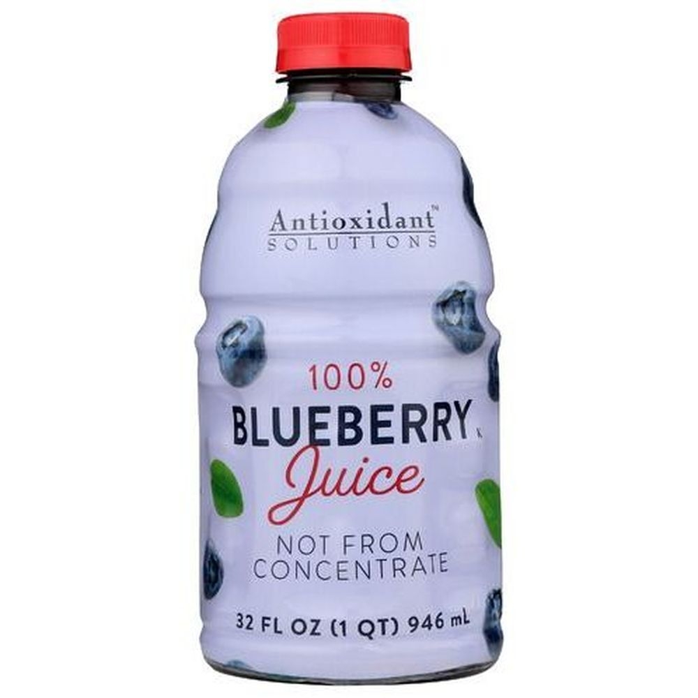 Antioxidant Solutions Blueberry Juice, 32 Fluid Ounce -- 6 per case