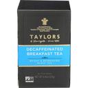 Taylors Of Harrogate Decaffeinated Breakfast Tea - 50 tea bags per pack -- 6 packs per case