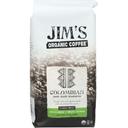 Jims Organic Coffee Colombian Medium Roast Whole Bean Coffee, 12 Ounce -- 6 per case