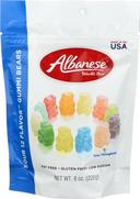 Albanese 12 Flavor Sour Gummi Bears, 8 Ounce -- 6 per case