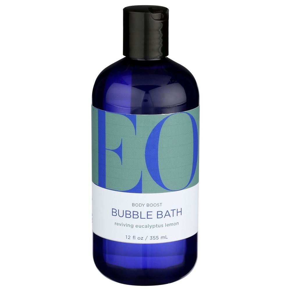 EO Eucalyptus Lemon Bubble Bath, 12 Fluid Ounce