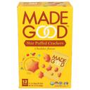 Made Good Organic Cheddar Flavor Star Puffed Cracker, 0.7 Ounce -- 48 per case