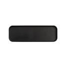 Cal-Mil Hudson Black Melamine Tray, 4 inch Width x 12 inch Depth x 1 inch Height -- 6 per case