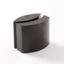 American Metalcraft Satin Black Modern Stainless Steel Salt and Pepper Shaker Set, 4 Ounce -- 1 set