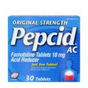 Pepcid AC Original Strength Acid Reducer Tablet - 30 count per pack -- 36 packs per case