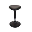 Uncaged Ergonomics Triangle Black Wobble Stool