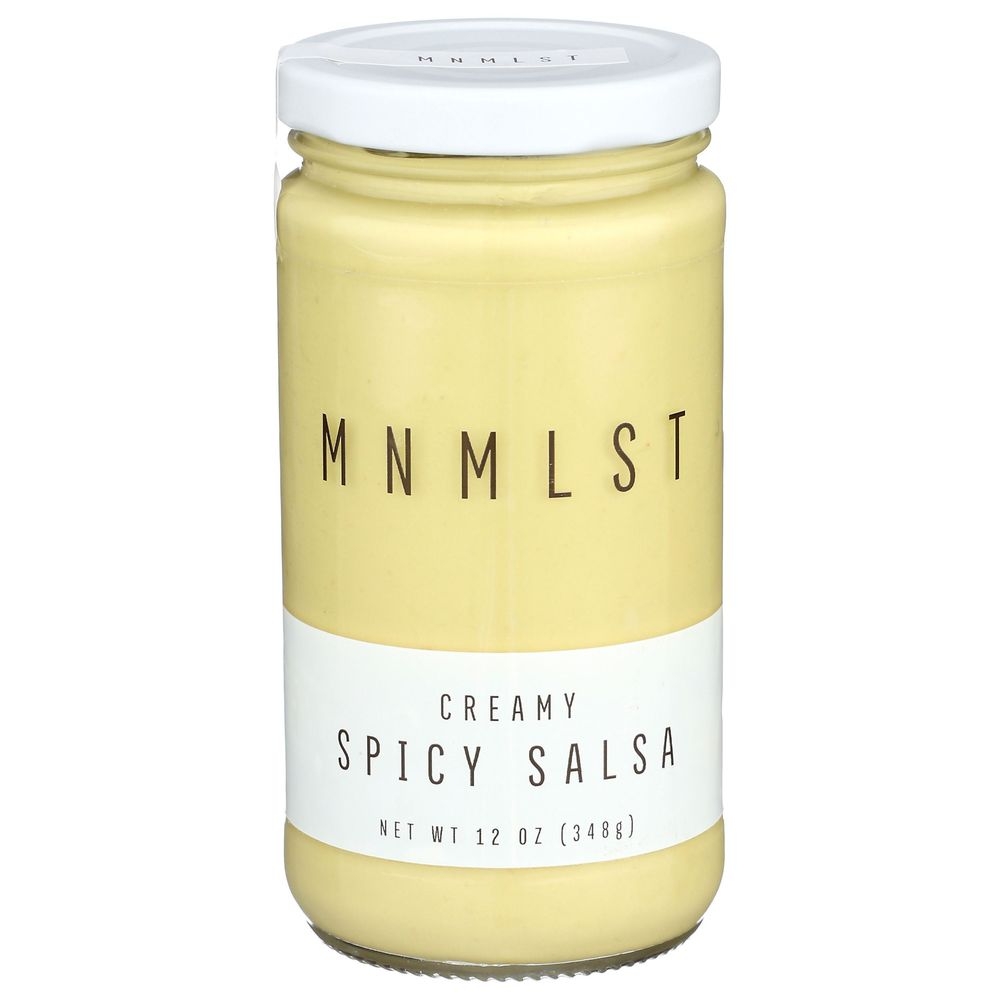 Mnmlst Creamy Spicy Salsa, 12 Ounce -- 6 per case