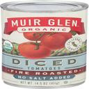 Muir Glen Organic Diced Fire Roasted No Salt Added Tomatoes, 14.5 Ounce -- 12 per case