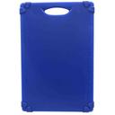 Tablecraft Polypropylene Blue Grippy Cutting Board with TPE Grips, 12 x 18 x 0.5 inch