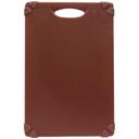 Tablecraft Grippy Polypropylene Brown Color Coded Cutting Board with TPE Grips, 24 x 18 x 0.625 inch