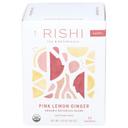 Rishi Organic Pink Lemon Ginger Tea, 15 count -- 6 per case