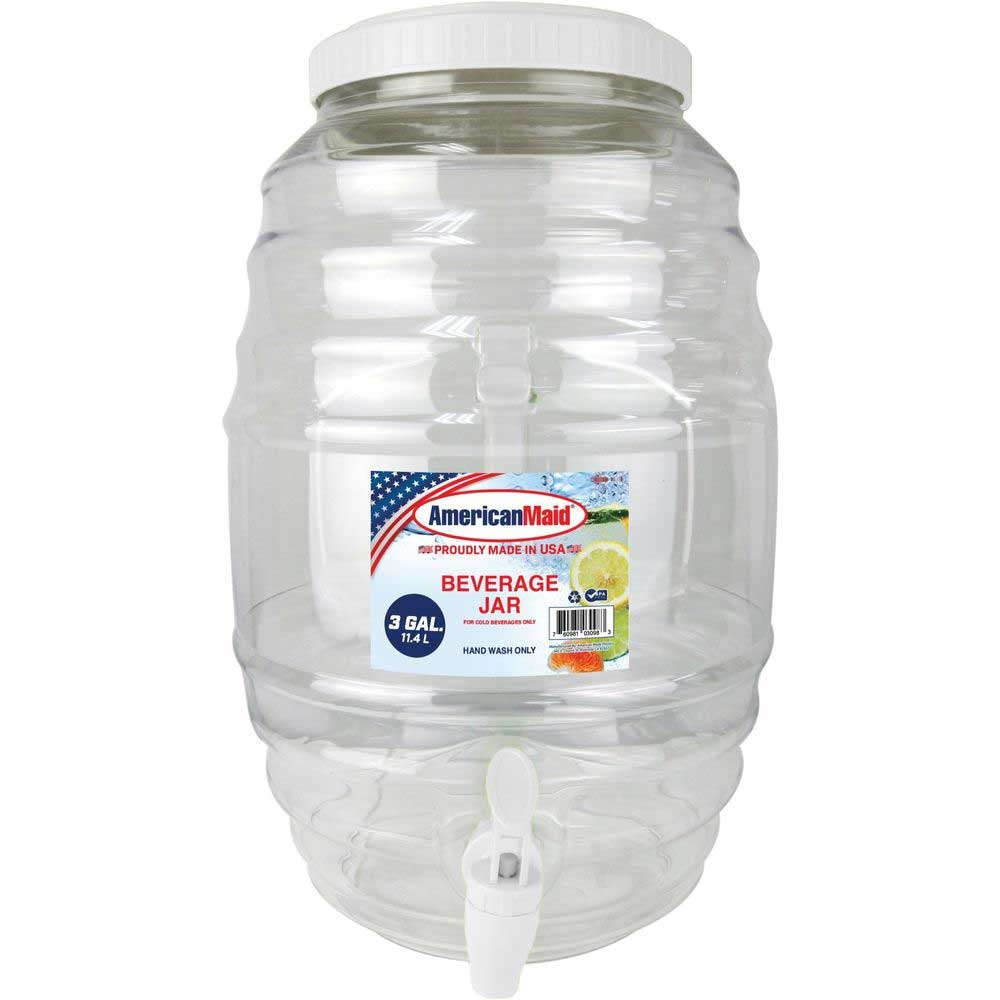 American Maid Vitrolero Honey Comb Jar with Spigot, 3 Gallon Capacity -- 2 per case.