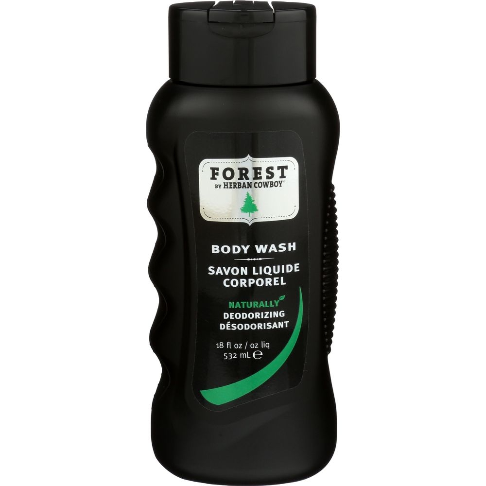 Herban Cowboy Forest Body Wash, 18 Fluid Ounce