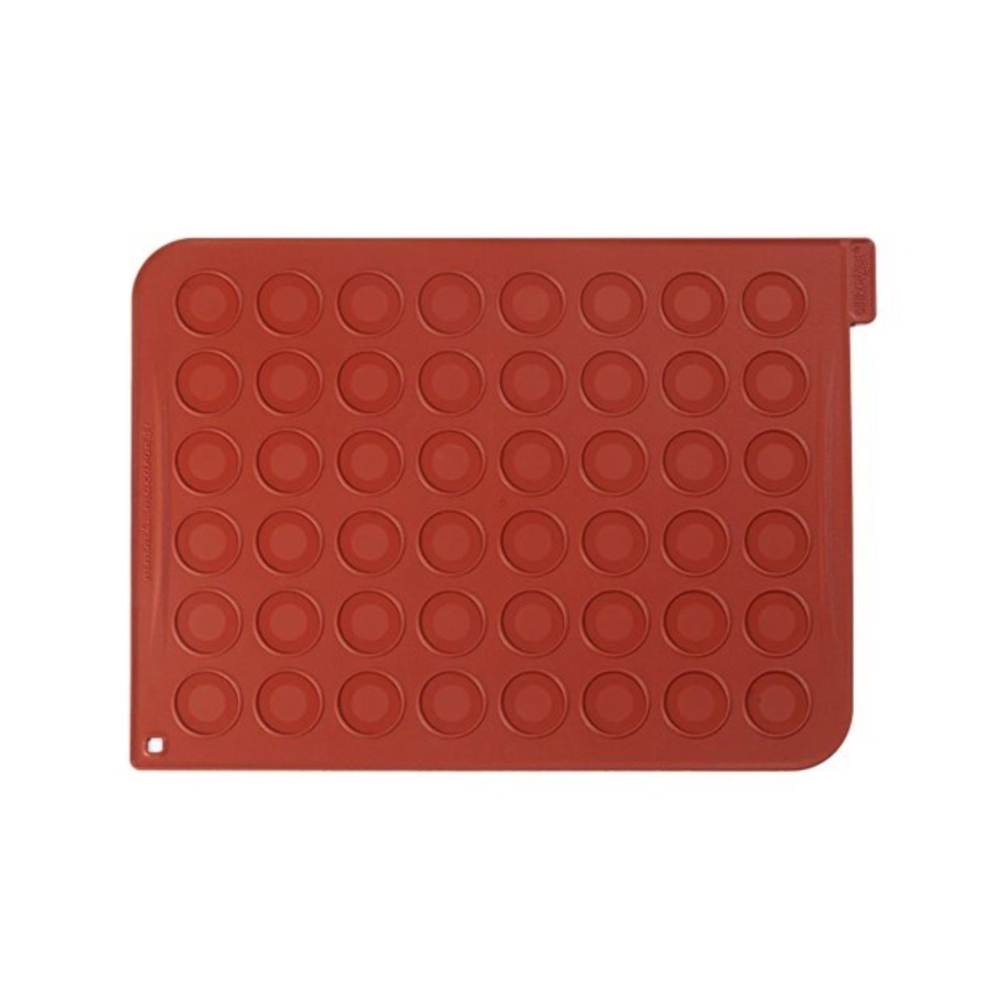 Silikomart Silicone 48 Cavities Macaron Mat, 11.81 x 15.75 x 0.6 inch