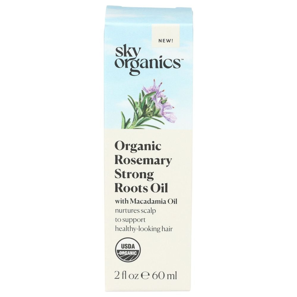Sky Organics Rosemary Strong Roots Oil, 2 Fluid Ounce