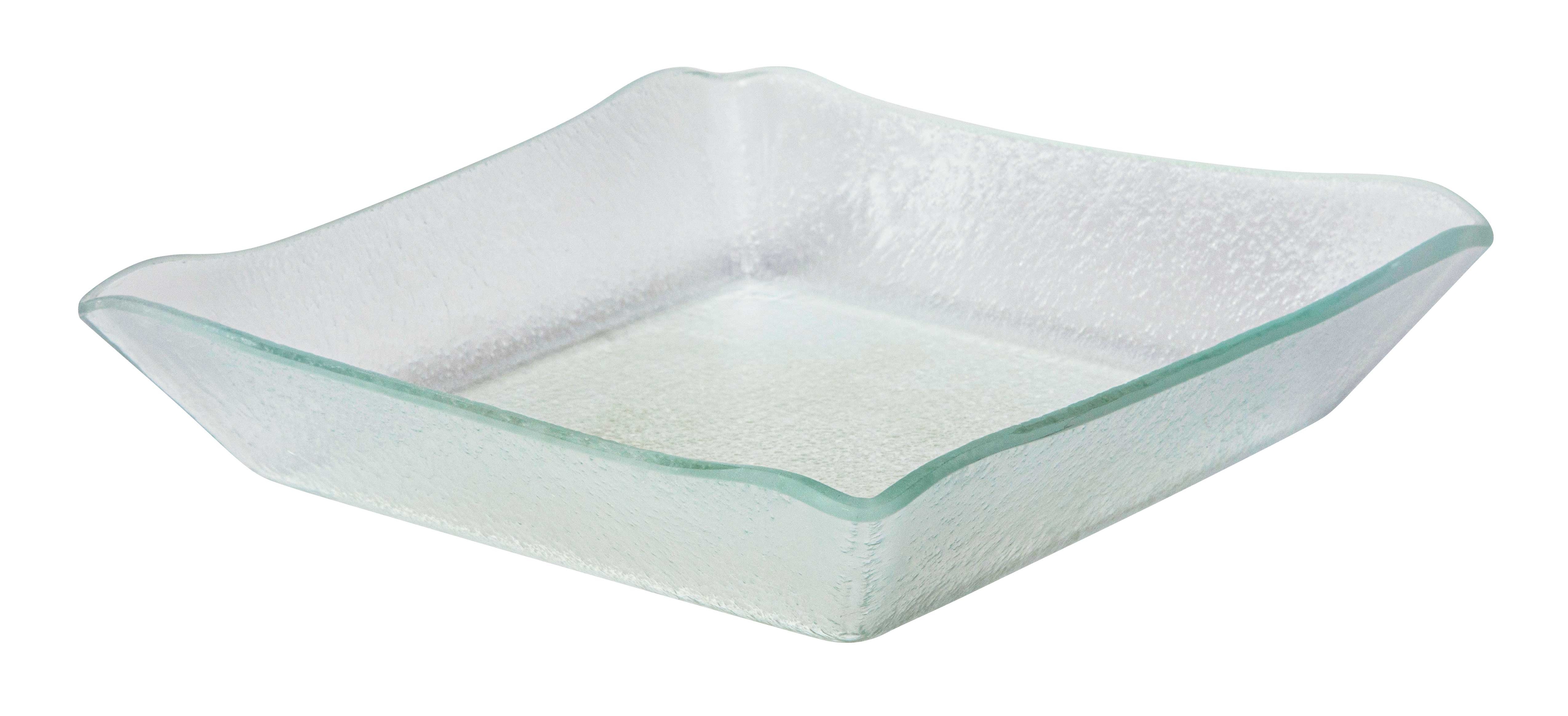 Rosseto Aroma Crystal Clear Square Conical Bowl, 9.3 x 9.3 x 2 inch