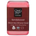 One With Nature Own Sandalwood Dead Sea Mineral Bar Soap, 7 Ounce