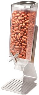 Rosseto EZ Pro H1S 1 Container Stainless Steel Tabletop Dispenser, 6.3 x 8.13 x 17.25 inch