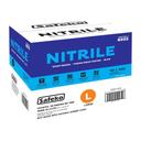 Safeko Large Blue 4 Mil Powder Free Nitrile Examination Gloves, 100 count -- 10 per case