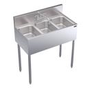 Krowne 3-Compartment Convenience Store Sink, 36 x 19 x 36 inch
