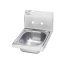 Krowne Less Faucet Hand Sink with 4 inch Center Faucet Holes, 12 x 14 1/4 x 13 inch