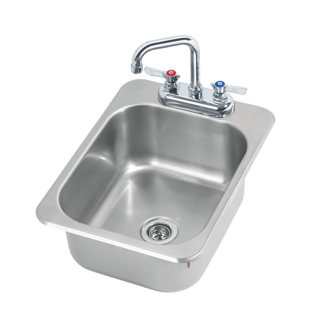 Krowne One Compartment Drop-In Sink, 13 x 17.5 inch