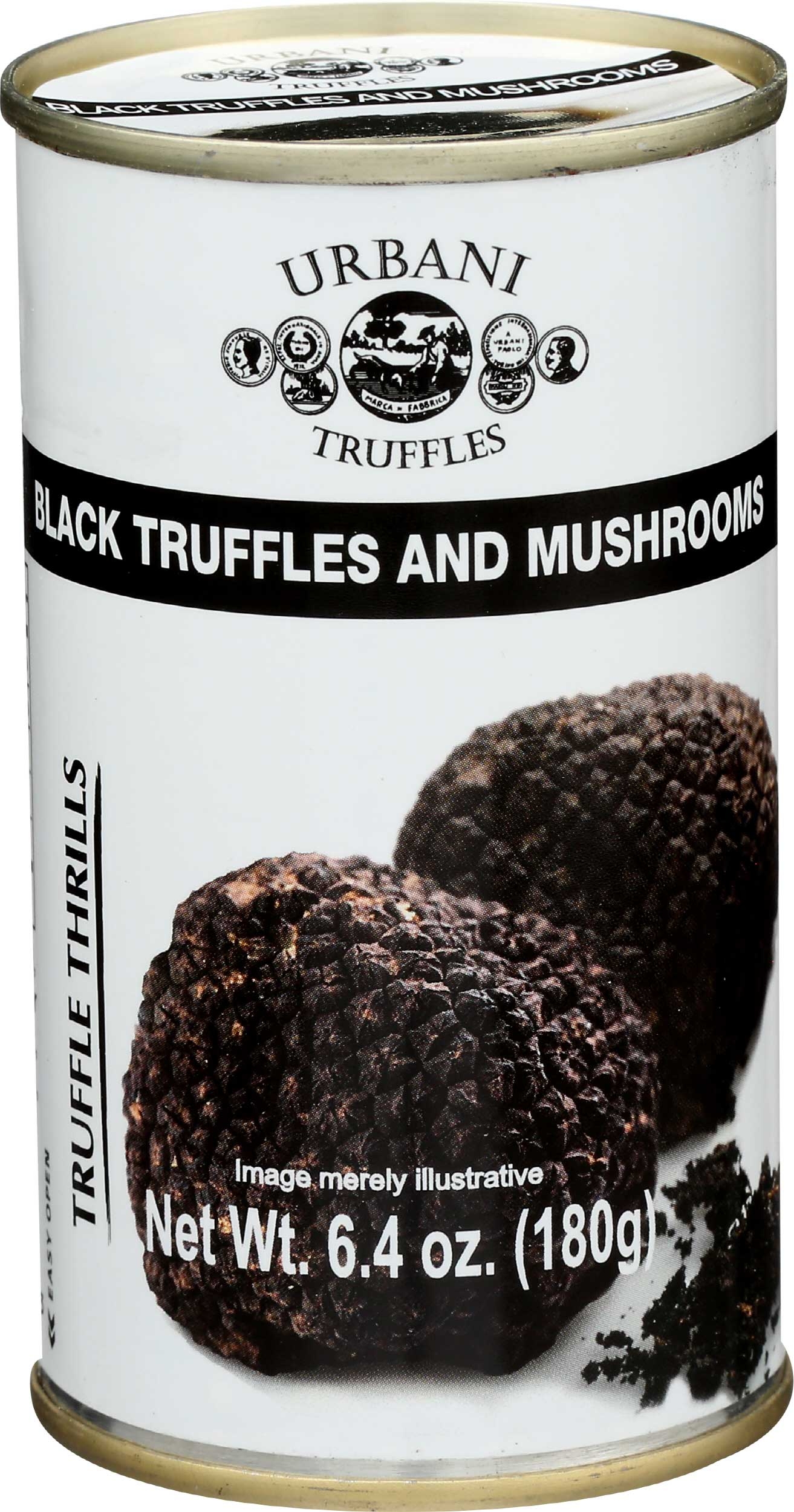 Urbani Truffles Black Truffle and Mushroom, 180 Gram -- 6 per case
