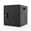 Luxor Black Modular Charging Cabinet, 15 x 15 x 16.75 inch