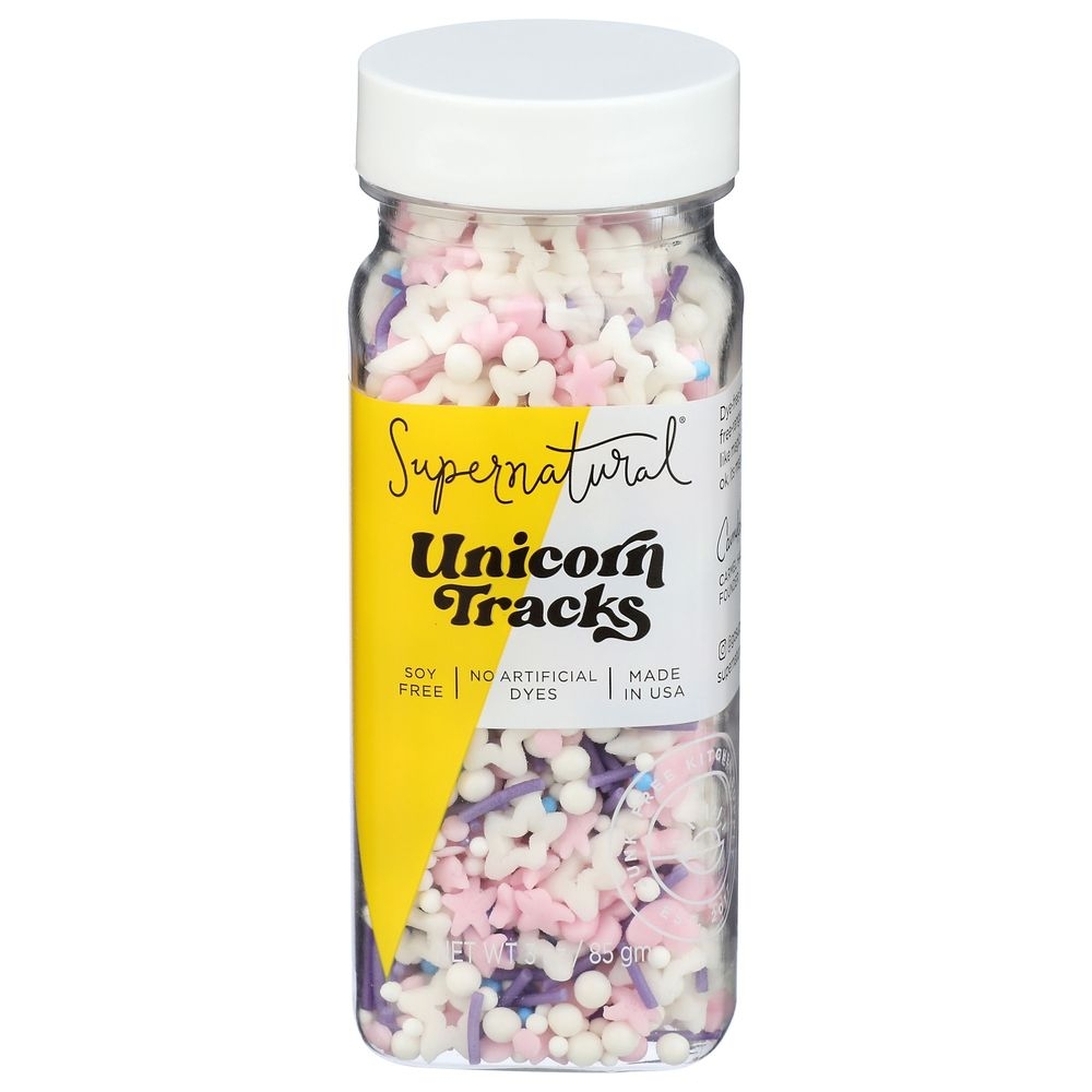 Supernatural Unicorn Tracks Sprinkles, 3 Ounce -- 6 per case