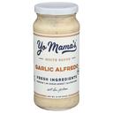 Yo Mamas Foods Roasted Garlic Alfredo Sauce, 16 Ounce -- 6 per case